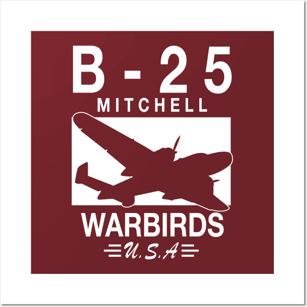 B-25 Mitchell Wall Art by TCP